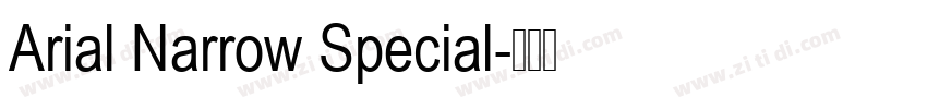 Arial Narrow Special字体转换